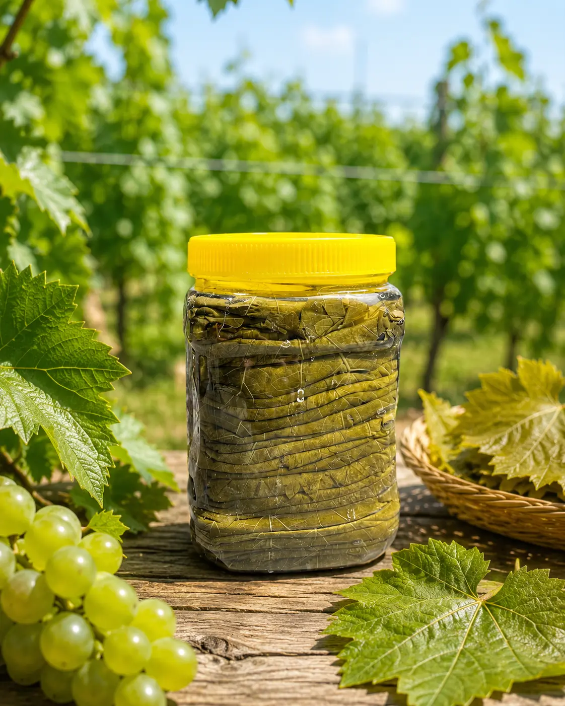 2 Litre Lüks Salamura Asma Yaprak - Görsel 2