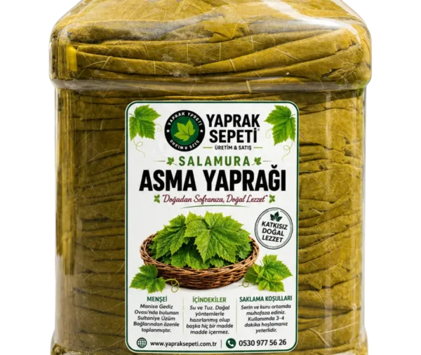 5 Litre Lüks Salamura Asma Yaprak