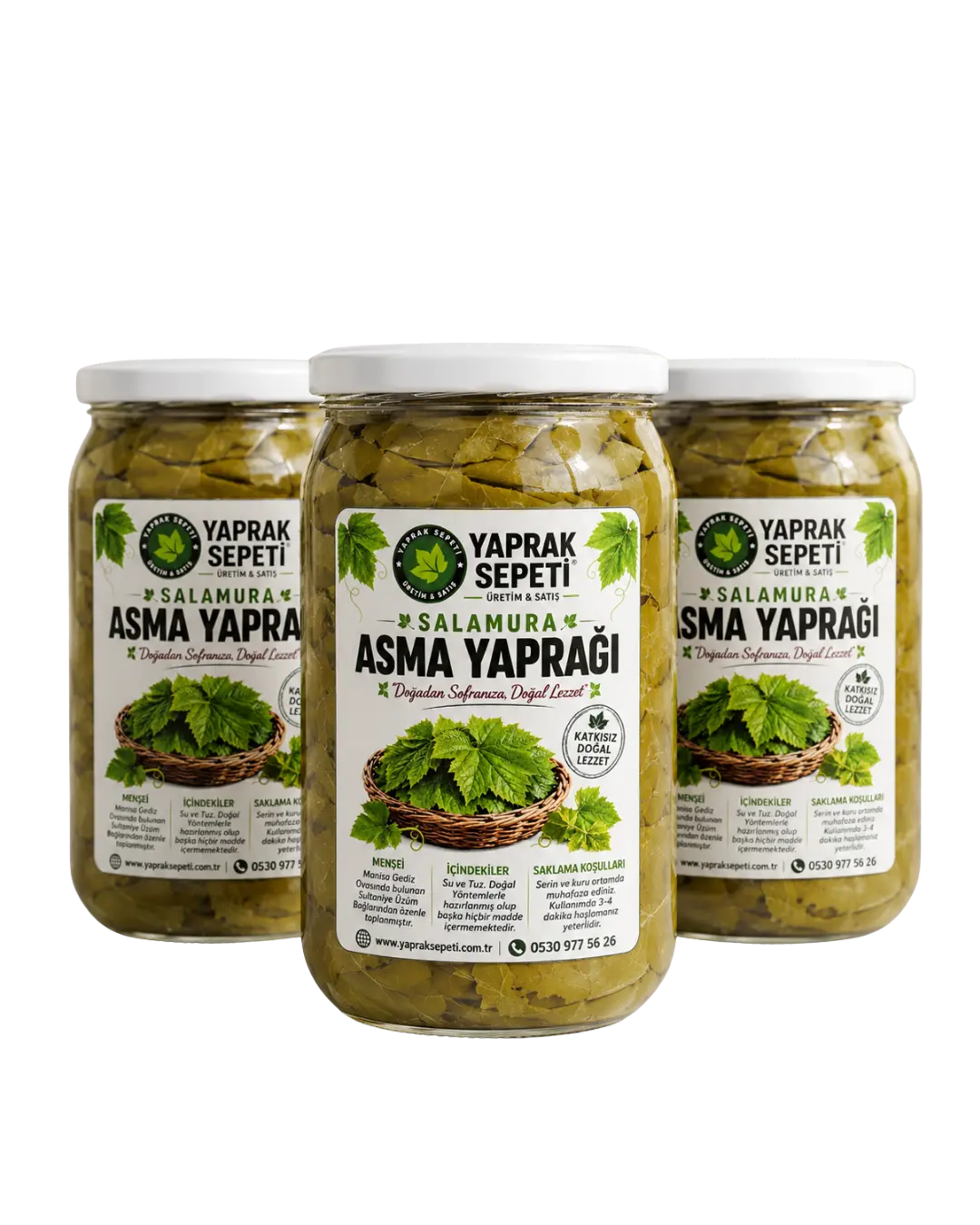 Salamura asma yaprağı 5 kg, yüksek miktarda ürün ihtiyacı olan kullanıcılar ve toplu kullanım için uygundur.