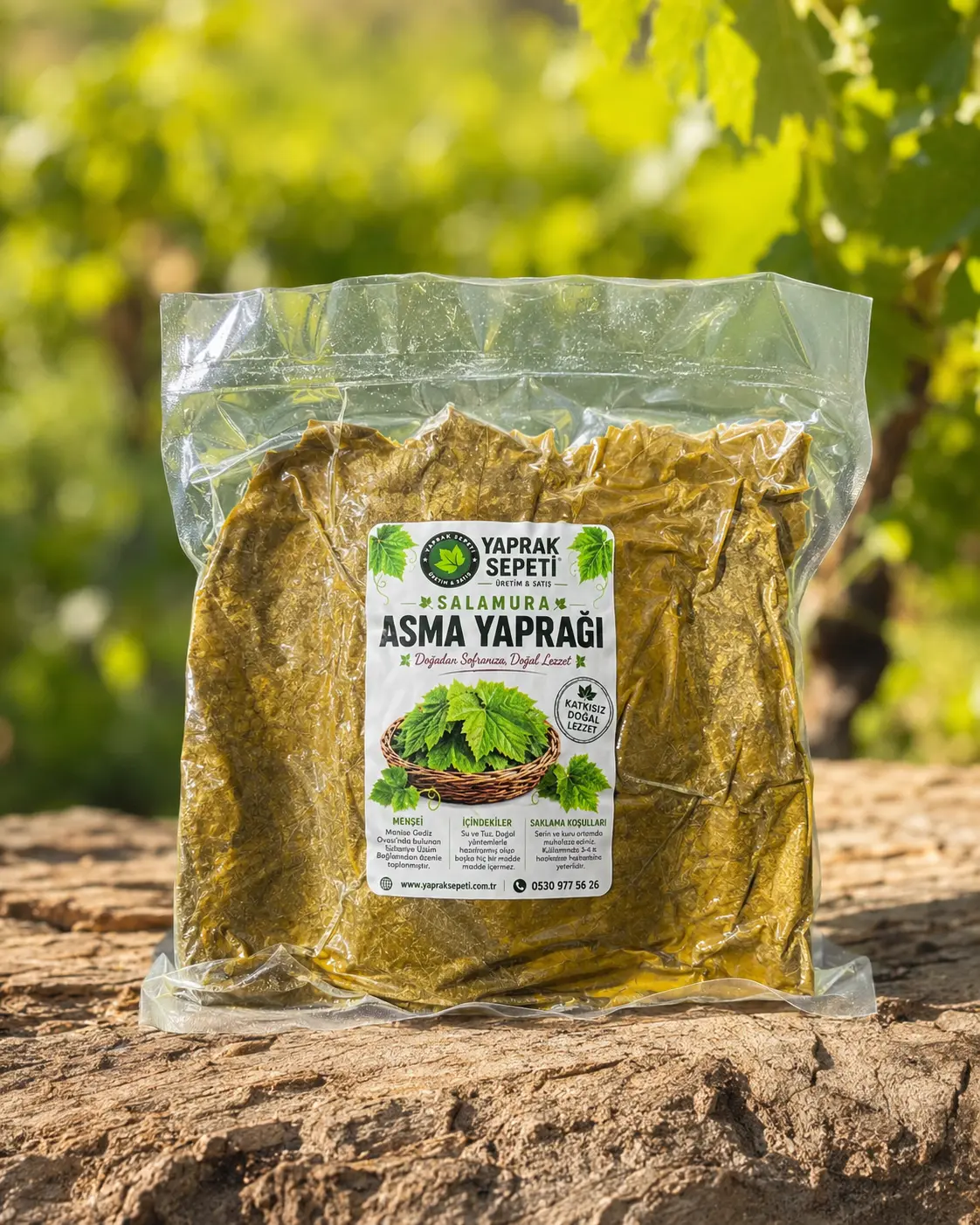 1 Kg Vakumlu Salamura Asma Yaprak - Görsel 2